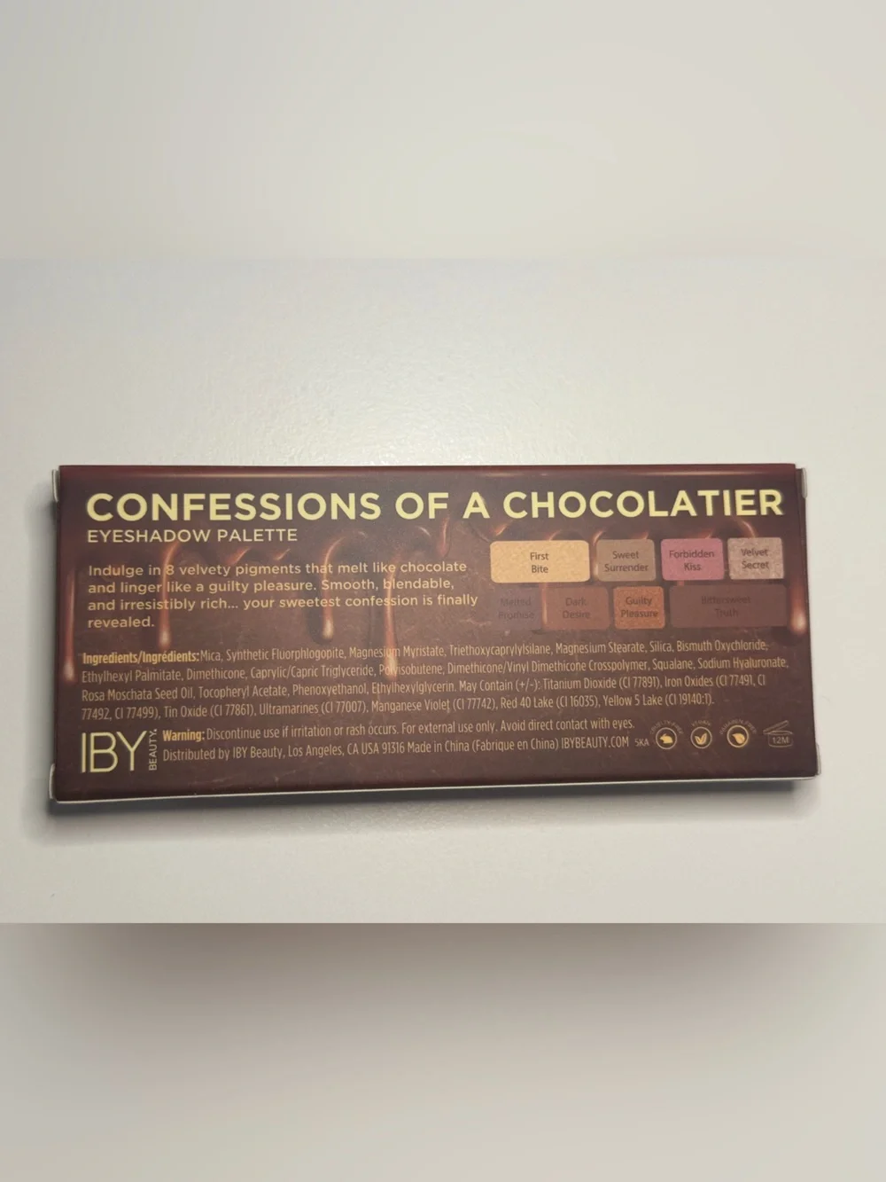IBY BEAUTY Confessions of a Chocolatier Eyeshadow Palette